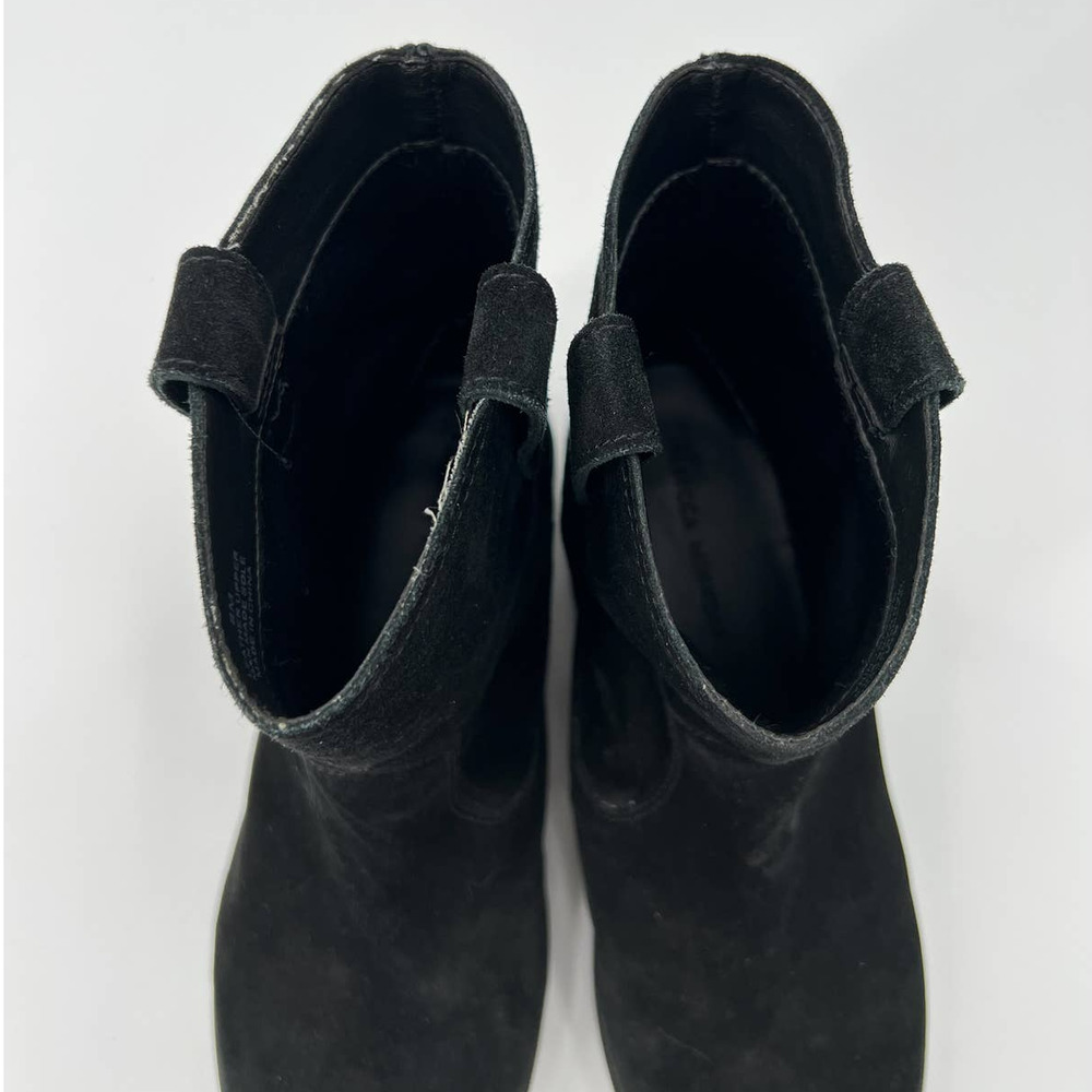 REBECCA MINKOFF Chasidy Black Suede Booties size 8M - Picture 6 of 9